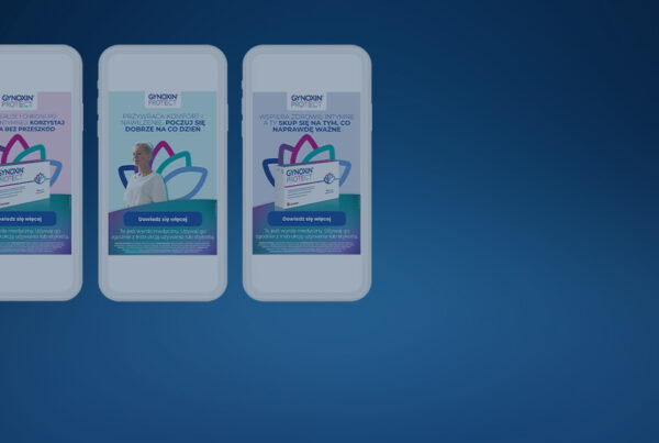 Creatività DCO per la campagna Gynoxin Protect in Polonia